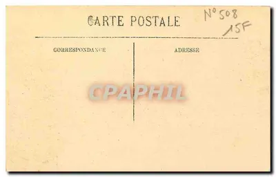 Paryż — Wielki Pałac — Karta pocztowa n°508 — Rewers