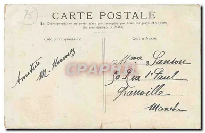 Paris — A Bastilha, Coluna de Julho — editor não visível — Verso