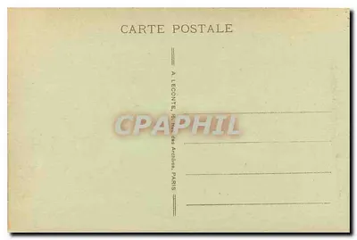 Paryż - Le Trocadéro — widok z Pałacu Chaillot — A. L. — Rewers