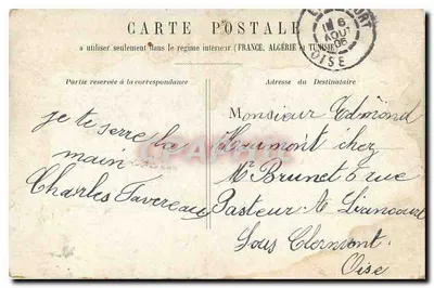 Hôtel de Ville — Paris — H. L. — Verso