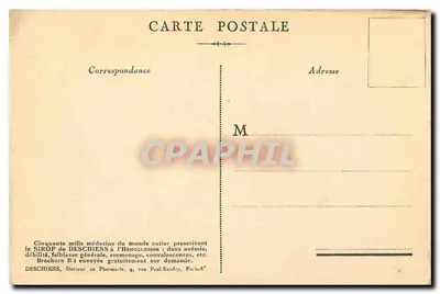 PARYŻ — Panthéon — Darowizna Hémoglobine Deschiens — Rewers