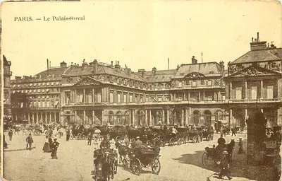 Paris — O Palácio-Royal — editor não identificado