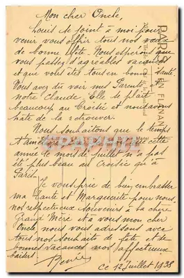 Widok na Paryż — Katedra Notre-Dame i Most do Zmiany — Éditions d'Alphonse Yvonne, Paryż — Rewers