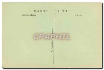 Paryż — Katedra Notre-Dame, strona północna (ulica Cloître Notre-Dame) — A.P. — Rewers