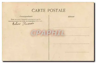 Jardim do Hotel Glatz — 45, Rue de Clichy, Paris — editor não visível — Verso