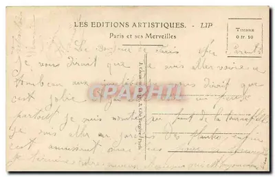Paris — O Túmulo do Imperador nos Inválidos — LIP n°73 — Verso