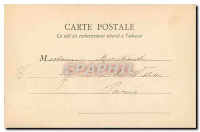 Parque Monceau - A Rotonda — editor B.F. Paris, n°72 — Verso