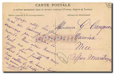 Paryż — Statua Étienne Marcela — Sérigny & Cie, n°6 — Rewers