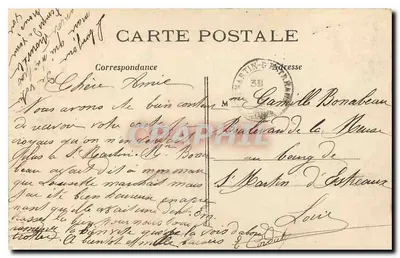 PARIS — Bois de Boulogne — Bagatelle — Le Grand Rocher e a Cascata — C. M. — n° 967 — Verso