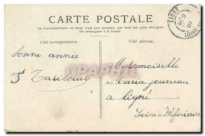 Parijs — De Basiliek van Montmartre — Uitgever niet geïdentificeerd, serie-nummer niet zichtbaar — Achterkant