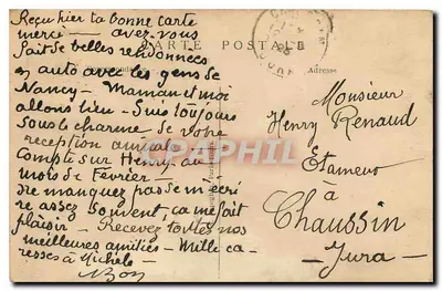 Paris — O Trocadéro e o Ponte d'Iéna — A.P. n°55 — Verso