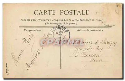 Paris - A Igreja de Saint-Germain-l'Auxerrois e Prefeitura do 2º Arrondissement — Verso