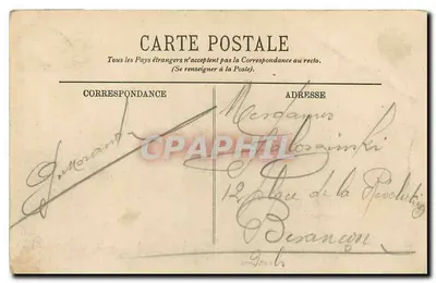 Paris — A Bolsa — LL. — n° 919 — Verso
