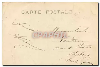 Paryż - Arc de Triomphe de l'Étoile — Jules Séeberger, nr 23 — Rewers