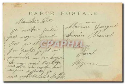 Parijs — De Noordstation — L.D. — Achterkant