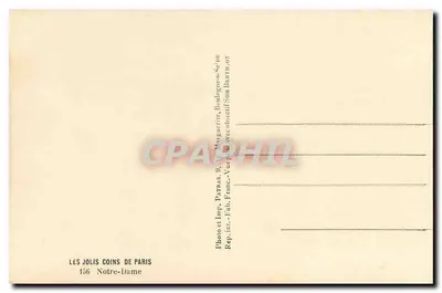 Nossa Senhora de Paris — fachada gótica — Patras, n°156 — Verso