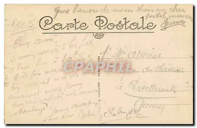 Parijs — De Kamer van Deputaten — A. P. — Achterkant