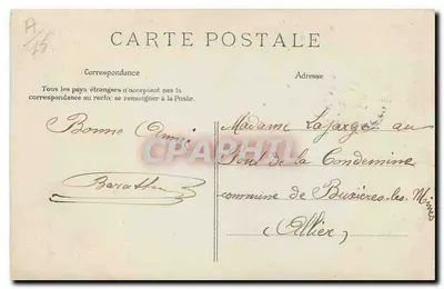 Parijs — Beeld van Straatsburg — E. L. D. n°214 — Achterkant