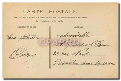 Paris — Igreja da Madeleine — editor não identificado — Verso