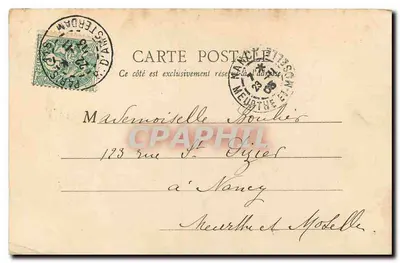 Paris — Igreja de Saint-Sulpice — B.F., Paris, n° 108 — Verso