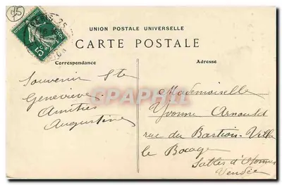 Paris — O Túmulo de Santa Geneviève na Igreja de Saint-Étienne-du-Mont — G. C. A. Paris, n° 2118 — Verso