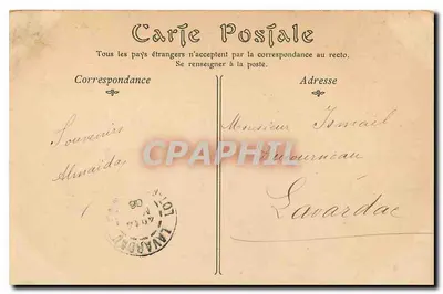 PARIS — A Igreja da Madeleine — editor não identificado — Verso