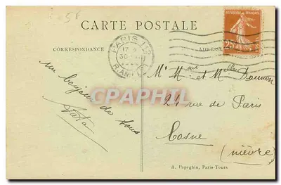 Paryż — La Madeleine i bulwary — A.P. nr 164 — Rewers