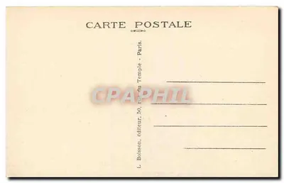 Paris — Hotel Lambert de Thorigny — L. Boisson, editor, rue du Temple — Verso