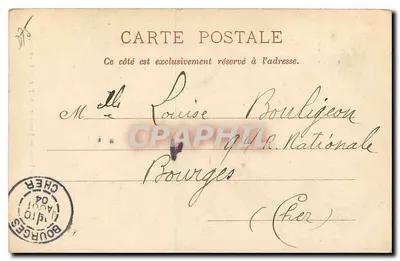 Fontaine Bouchardon — Rue de Grenelle — P. Harmute, Paris, n°177 — Verso