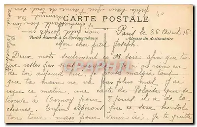 PARIS — A Avenida do Bois de Boulogne — LL. — n° 257 — Verso