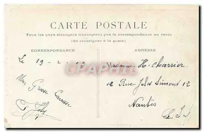 PARIS. - Túmulo de Napoleão I — editor não visível, número de série não legível — Verso