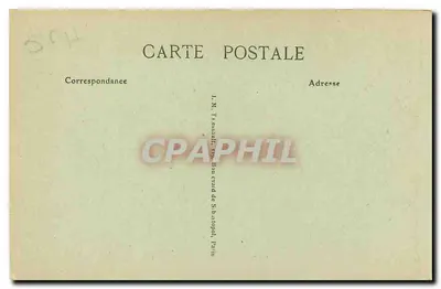 Paryż - Panthéon — widok frontalny z kolumnadą — I. M. T. Paryż, nr 12 — Rewers