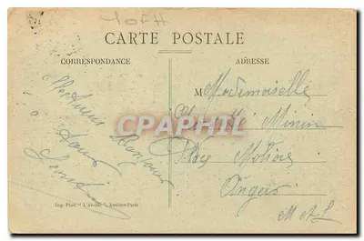 PARIS — Palácio do Luxemburgo — L'Abelle, Asnières — Verso