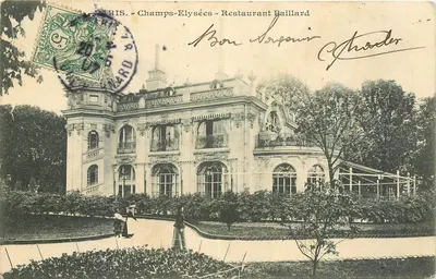 Paris - Champs-Élysées - Restaurant Baillard — Verlag Tharder, Seriennummer nicht sichtbar