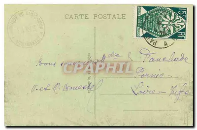 Paris - Die Basilika des Heiligen Herzens mit der monumentalen Treppe - A. P. Nr. 460 — Rückseite