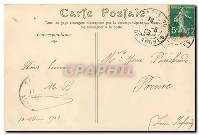 Parijs — Hotel des Invalides, Graf van Napoleon I — Rivoli, n°784 — Achterkant