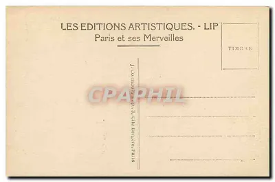 PARIS — Panorama over the Seine, taken near the Eiffel Tower — LIP, no. 321 — Back
