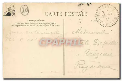 PARYŻ — Arc de Triomphe — Wydawca E.D. n°4062 — Rewers