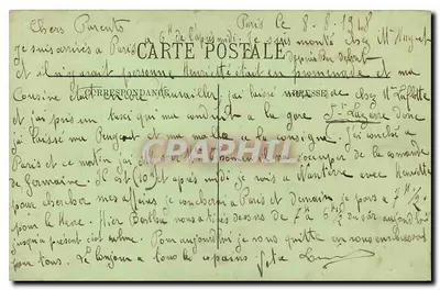 Buttes-Chaumont — Le Belvédère et les Rochers — LL — Verso