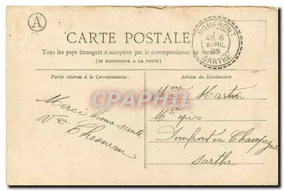 Paris — A Igreja da Trindade — Coleção Petit Journal, n° 106 — Verso