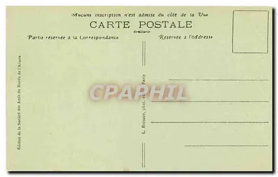 Monument de Vauban — Hôtel des Invalides, Paris — L. Bisson, phot.éd. Paris — Verso
