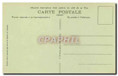 Hôtel des Invalides — Entrata della Cripta — Monumento del Generale Bertrand — Edizione L. Bosson, Parigi — Verso