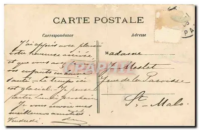 PARIS — Le Boulevard des Italiens — C.M. n° 968 — Rewers