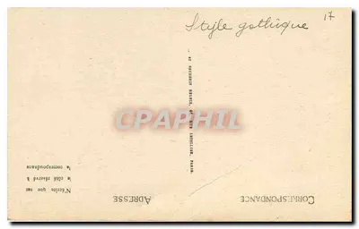 PARIS - Notre-Dame - Contreforts et Gargouilles - ND — Verso