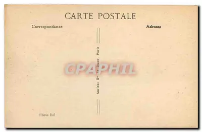 Cheia do rio Sena 1924 — O Molino de Longchamps — Anciens E.° Le Durey, Paris — Verso