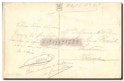Lamartine — Poema sobre un libro abierto — editor no visible — Reverso