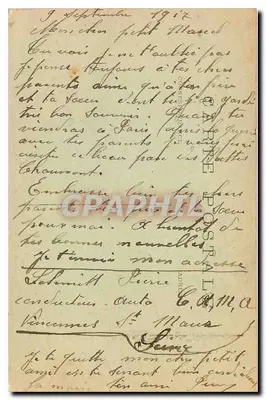 Parijs - Buttes-Chaumont — Weg die leidt naar het meer — C. M. n°1263 — Achterkant