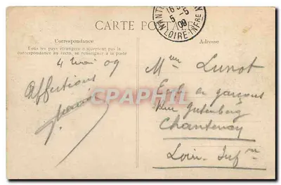 PARIS — Jardim das Tuileries — editor anônimo, n° 4263 — Verso