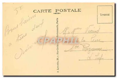 Paryż — Arc de Triomphe — wydawca Lecointe, Paryż, n°5 — Rewers