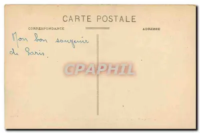 O Trocadéro e o Jardim da Torre Eiffel — Todo Paris (VIIe arr.) — Editor F. E. n° 110 — Verso